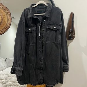 ASOS Curve - Black Denim Jacket